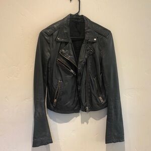 Great condition, super soft leather Topshop for Nordstrom jacket